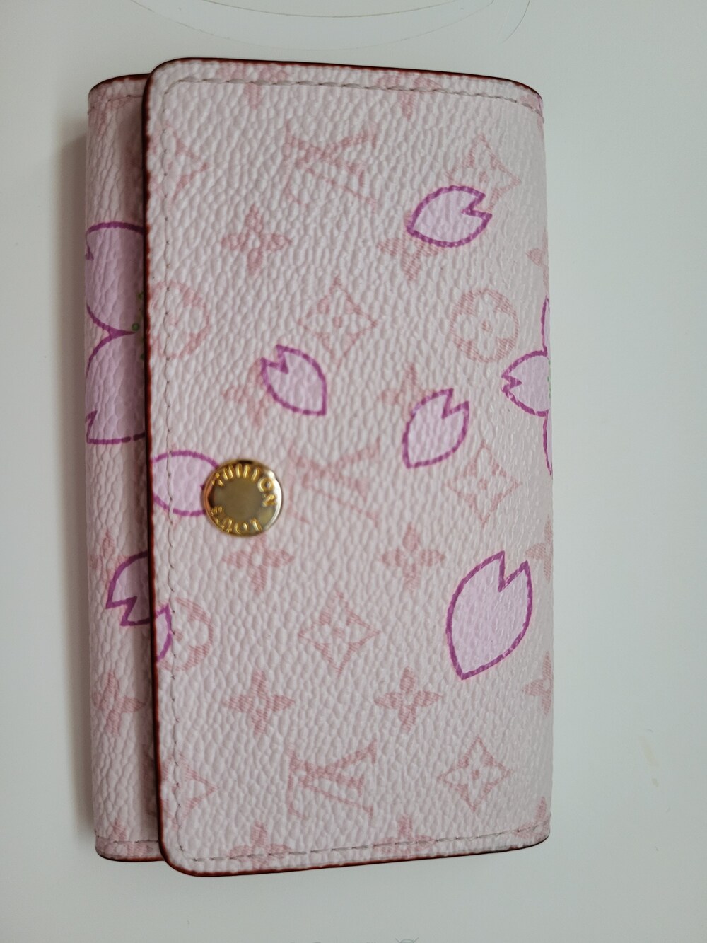 AUTHENTIC Louis Vuitton x Takashi Murakami Cherry Blossom 6-Key Holder Vintage